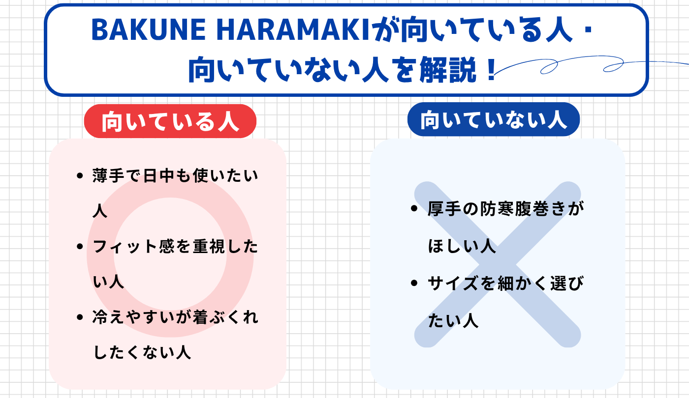 バクネの腹巻き「BAKUNE HARAMAKI」を使った効果をガチレビュー！