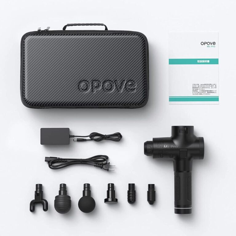 Opoveのマッサージガン「M3 Pro」の効果や使い方を解説！