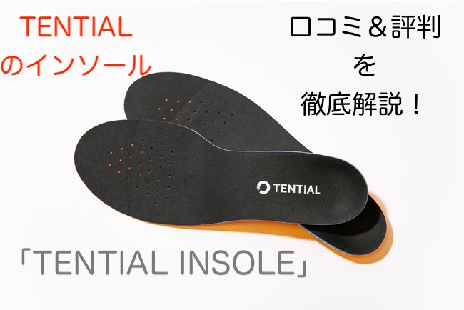 TENTIALのインソール「TENTIAL INSOLE」の口コミ評判を徹底解説！｜DO 