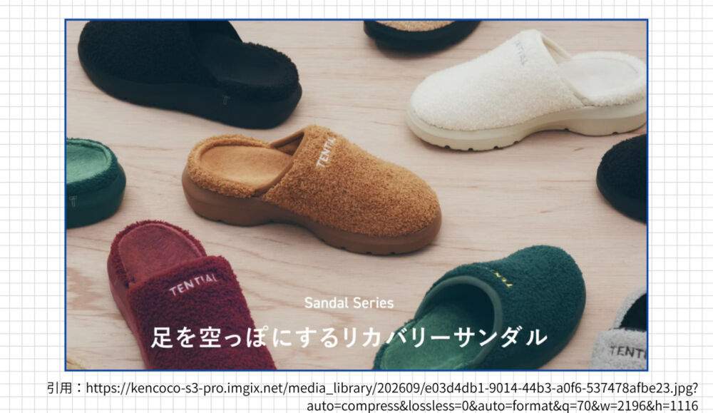 TENTIAL リカバリーサンダル
