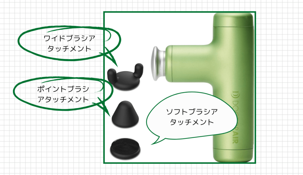 ドンキホーテのマッサージガンで頭におすすめなものはDOCTORAIR「エクサガン ハイパー 」