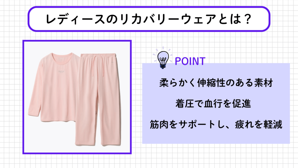 レディースのリカバリーウェアとは?