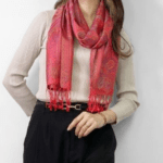 還暦祝いプレゼント8位のInDreamペイズリーシルクストール