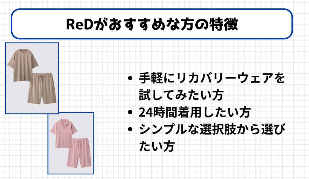 ReDがおすすめな人の特徴と理由