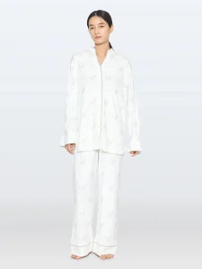 モイストスムース スタンドカラースリープウェアリファロゴ/WOMEN